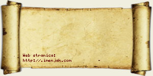 Jana Adamac vizit kartica